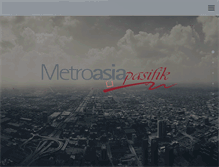 Tablet Screenshot of metroasiagroup.com